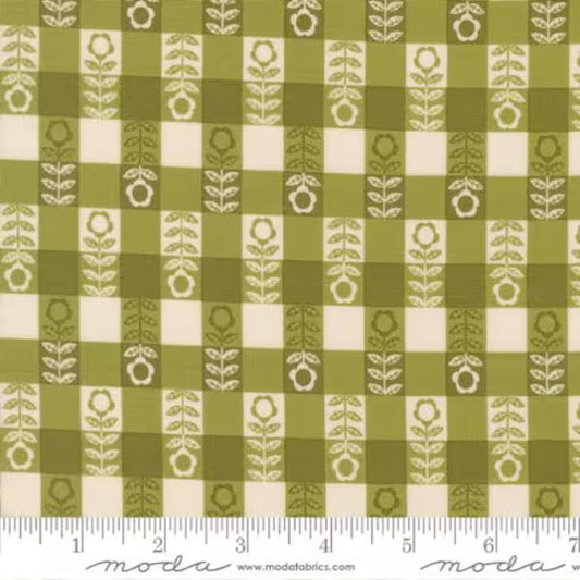 The Henhouse: Flower Plaid in Grass