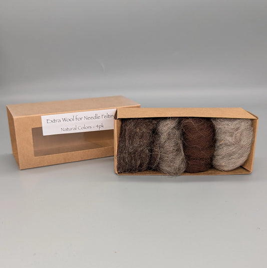 Extra Wool Color Box: Natural Colors (4 pack)