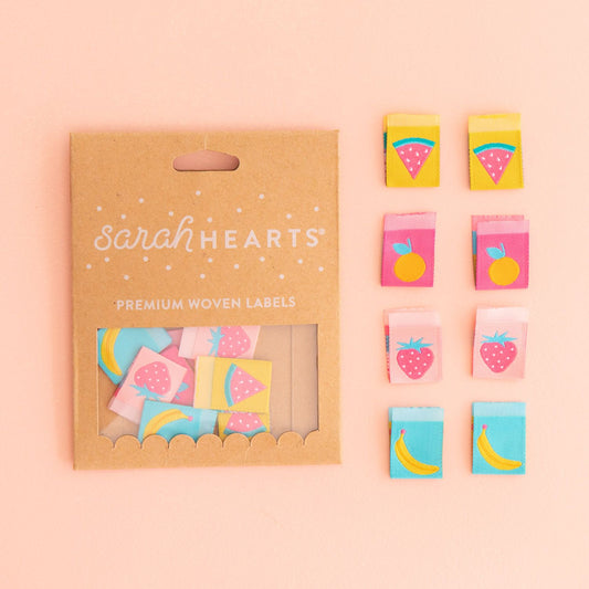 Sarah Hearts Labels: Summer Fruits Multipack