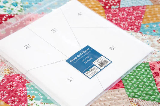 Lori Holt - Crazy Quilt Paper - 10" x 10"