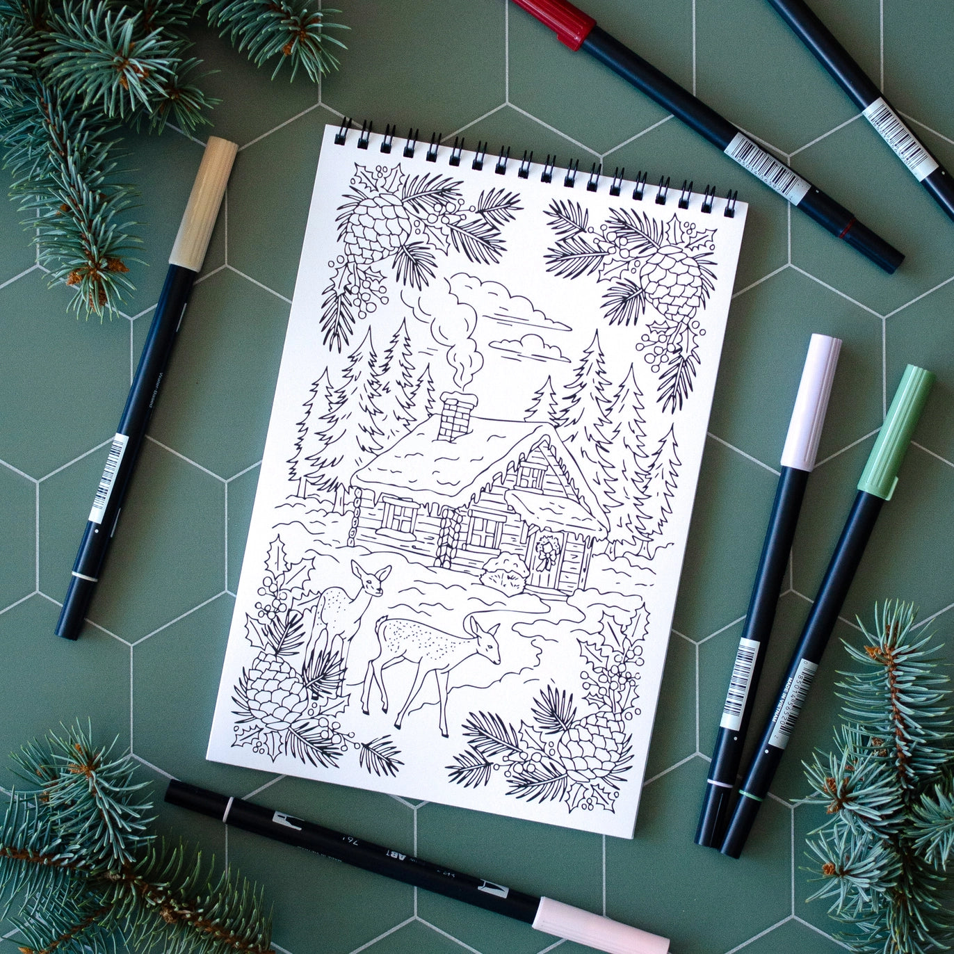 Antiquaria Mercantile - Christmas Time! Coloring Book