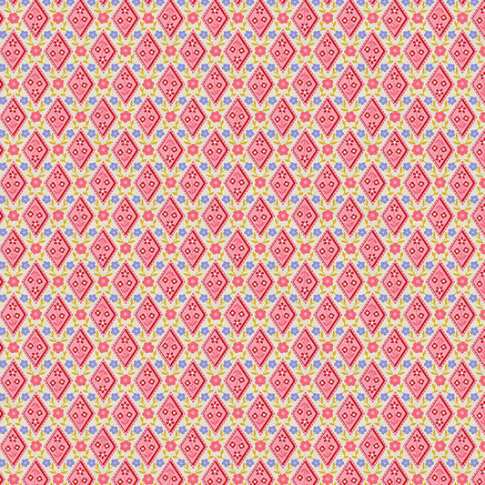 Petite Petals: Diamonds in Red