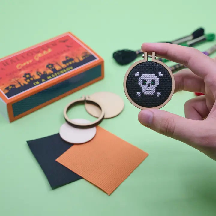 Halloween Cross Stitch Countdown Calendar