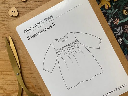 Zara Smock Dress - Kids Sewing Pattern