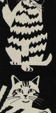 NekoNoe Echino Cat Canvas in Black