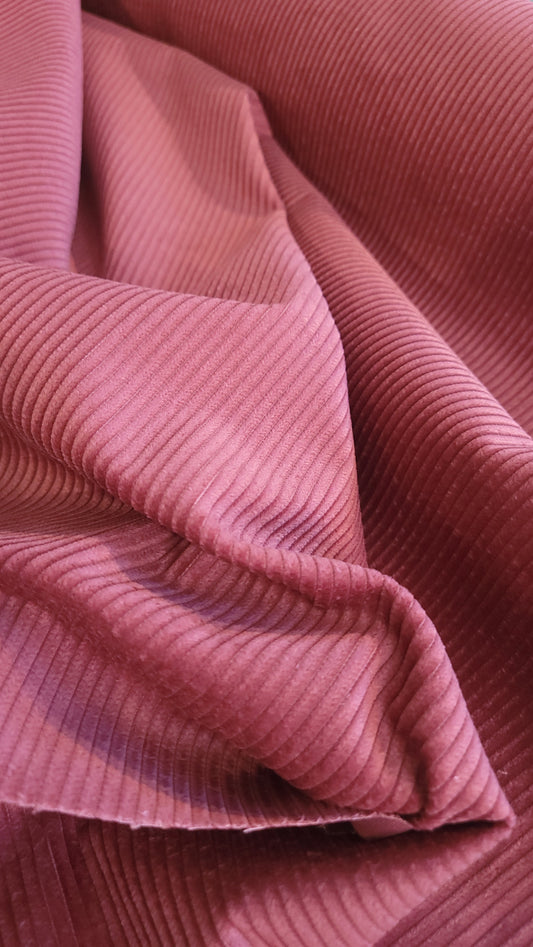 Cosmo 6-Wale Corduroy Solids in Dark Pink