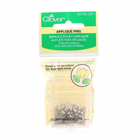 Applique Glass Head Pins