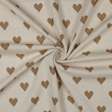 Knitted Jacquard Lurex Hearts
