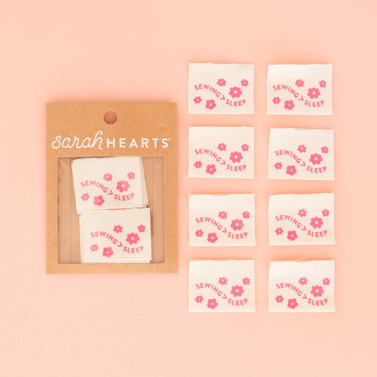 Sarah Hearts Labels: Sewing > Sleep Labels