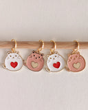 Heart Cats - Stitch Markers