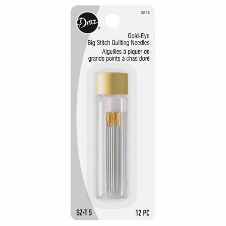 Gold-Eye Big Stitch Quilting Needles