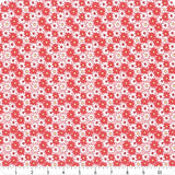 30's Playtime: Scarlet Friendly Florals