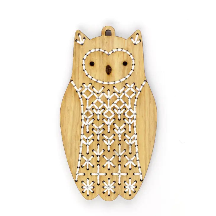 Owl - DIY Stitched Ornament Kit