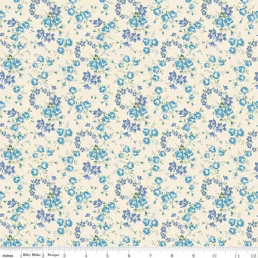 Liberty Palace Gardens- Petal Crown with Blue and Blue