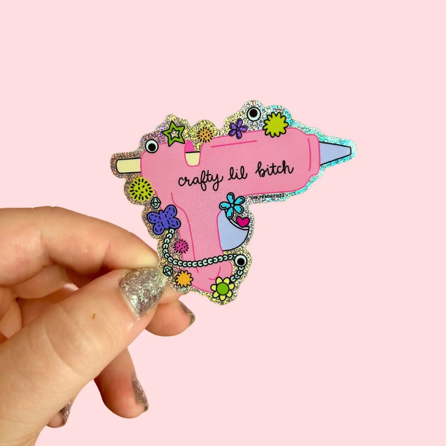 Crafty Lil Bitch Vinyl Sticker