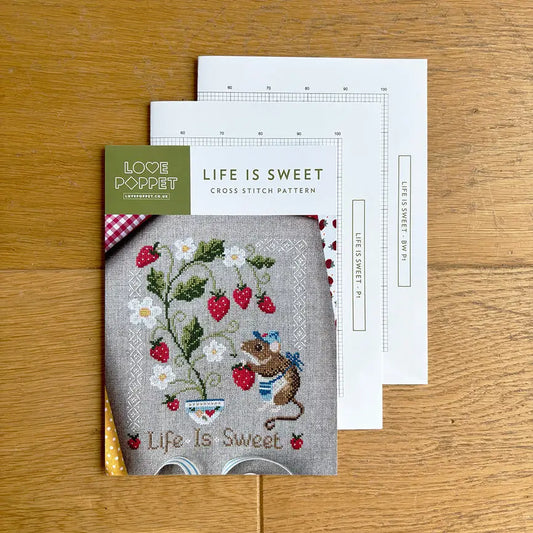 Love Poppet - Life is Sweet Cross Stitch Kit