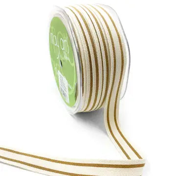 5/8" Ribbon - Woven Cotton