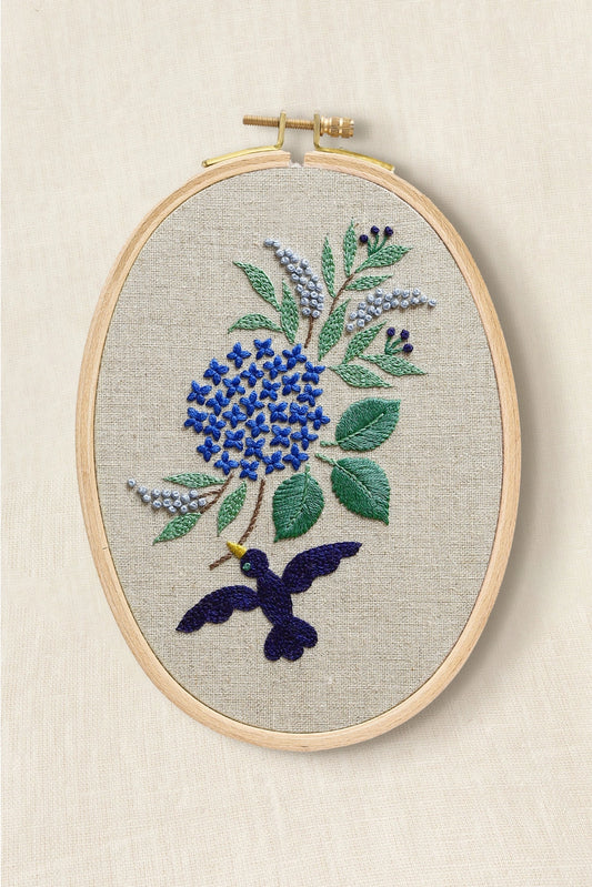 Designer Embroidery Kit: Hydrangea