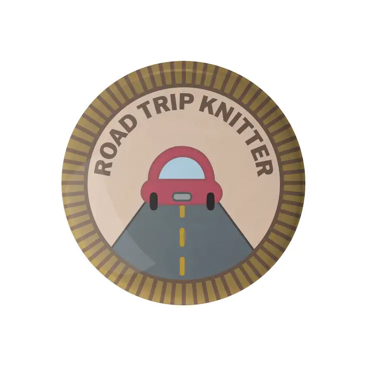Road Trip Knitter Knitting Merit Badge