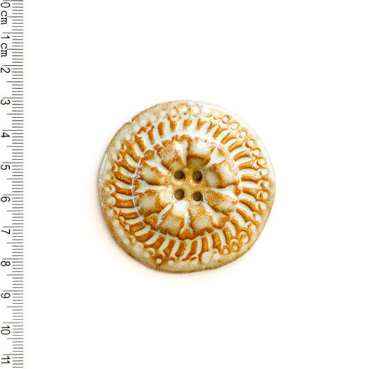 Terracotta Large Statement Button