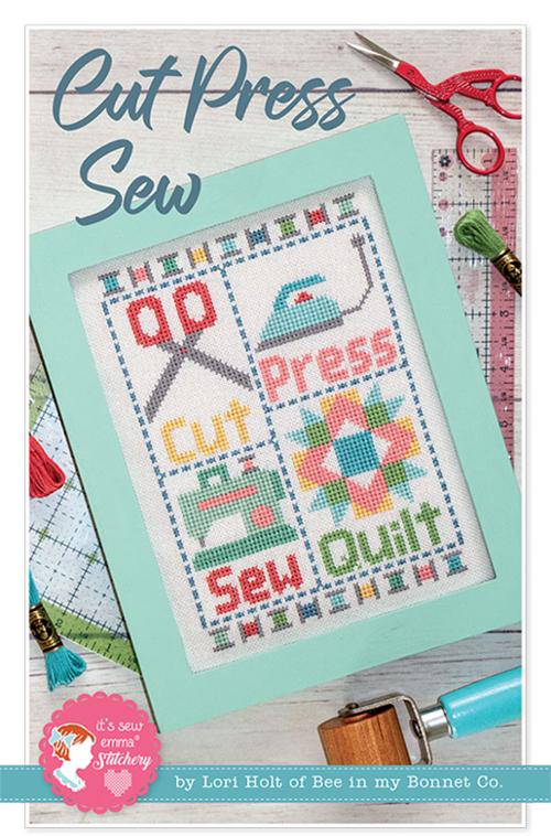Cut Sew Press Cross Stitch Pattern