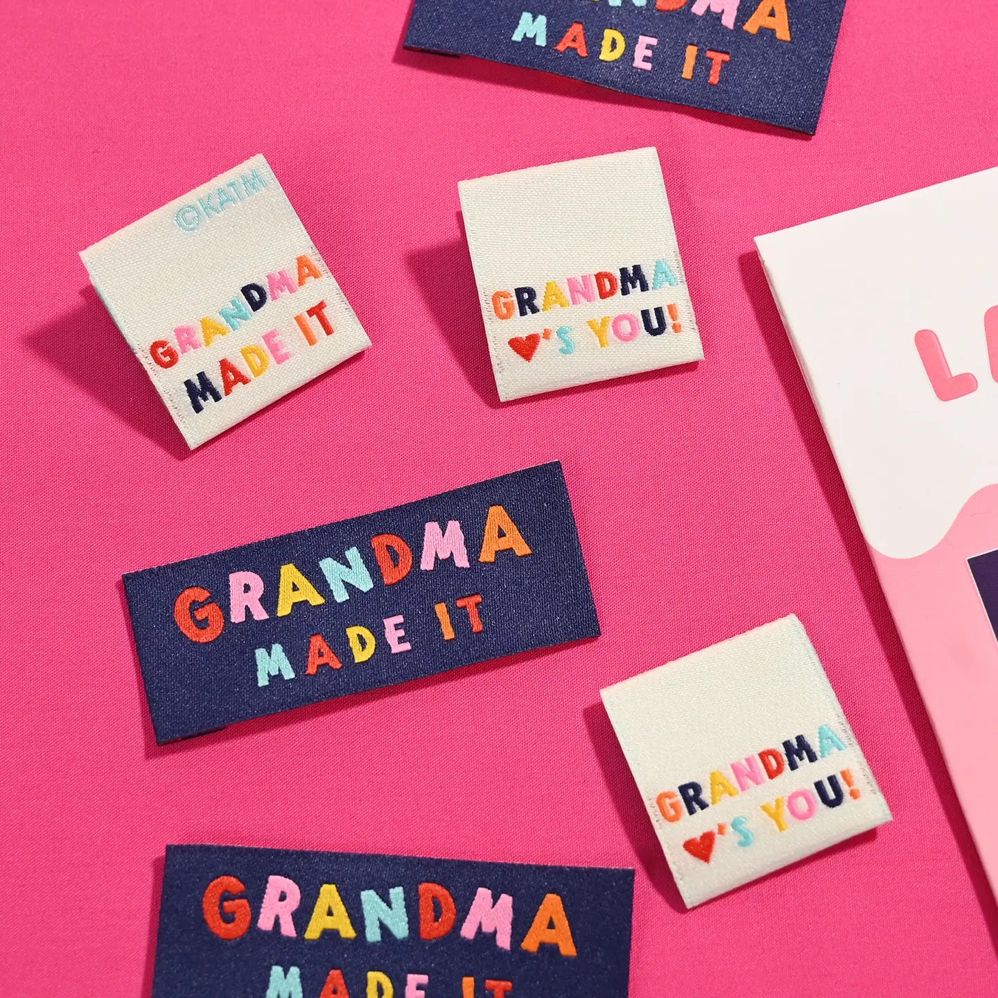 My Grandma Made It Woven Sewing Labels