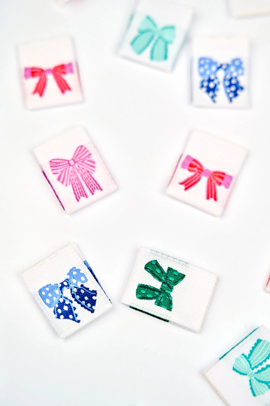Renaissance Ribbons: Tied Up Woven Label Pack (8pcs)
