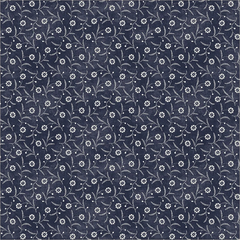 Faded Indigo: Daisy Toss in Dark Indigo