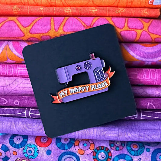 My Happy Place Enamel Pin