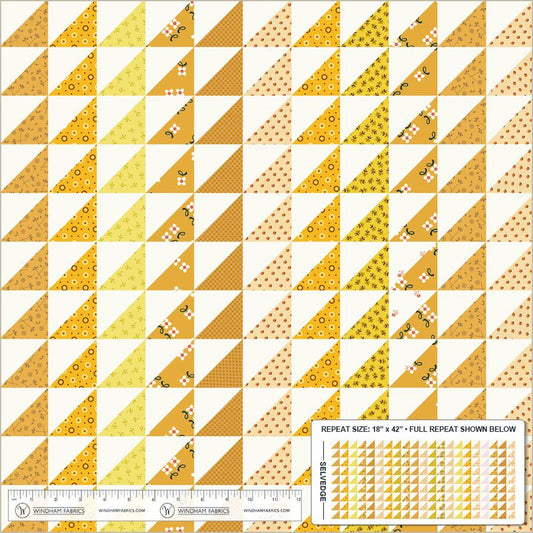 Made Easy: Triangle Stripe (Cheater) in Golden