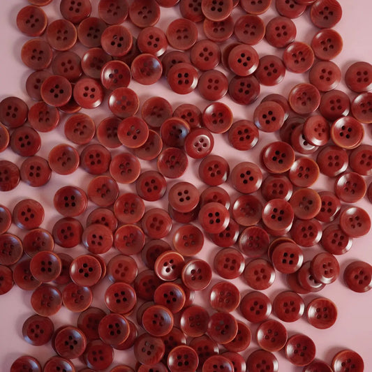 Retro Buttons - 1/2" Buttons in Amber