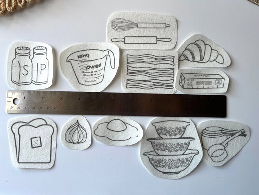 Washable Hand Embroidery Stick and Stitch Pack