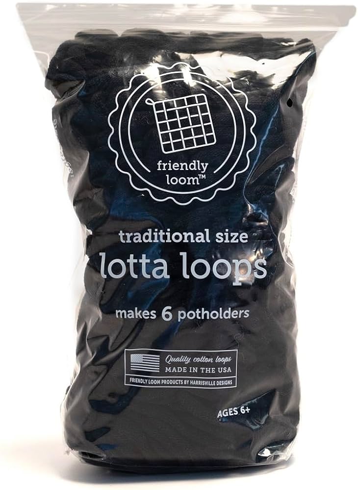 Friendly Loom: Cotton Loops in Traditional Size