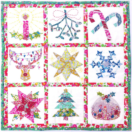 Liberty Tana Lawn Fabric Midwinter Mini Sampler Quilt Kit