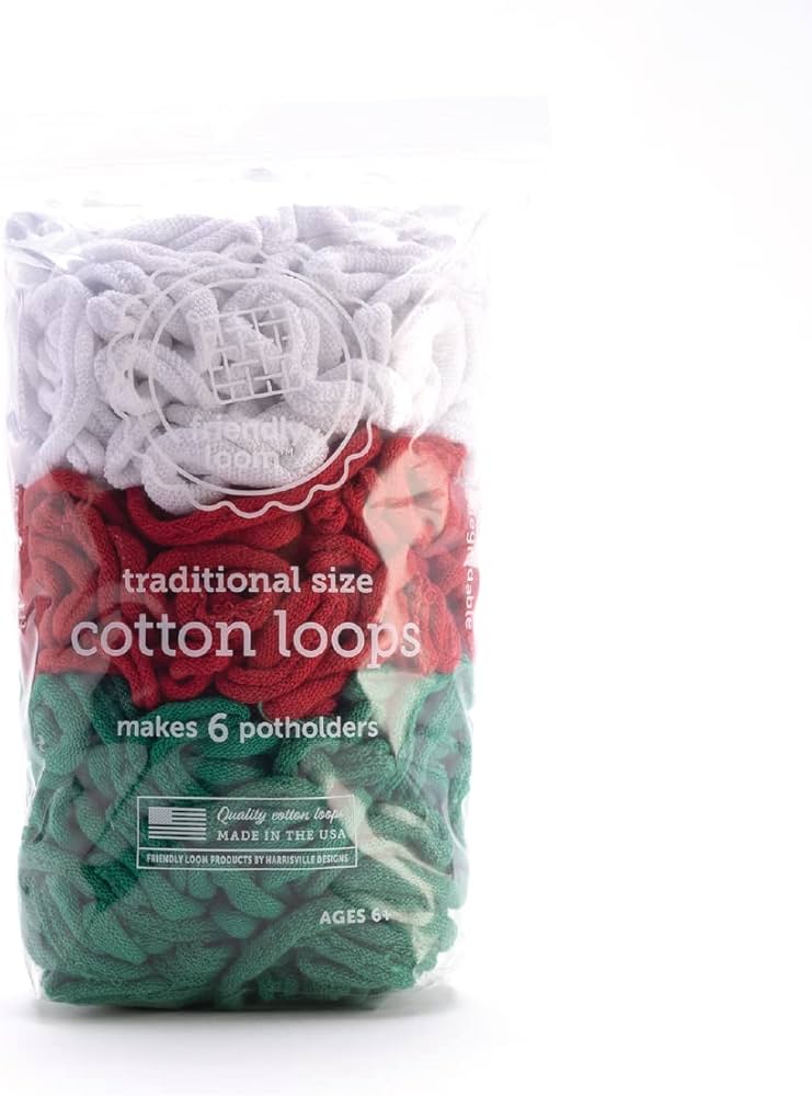 Friendly Loom: Cotton Loops in Traditional Size