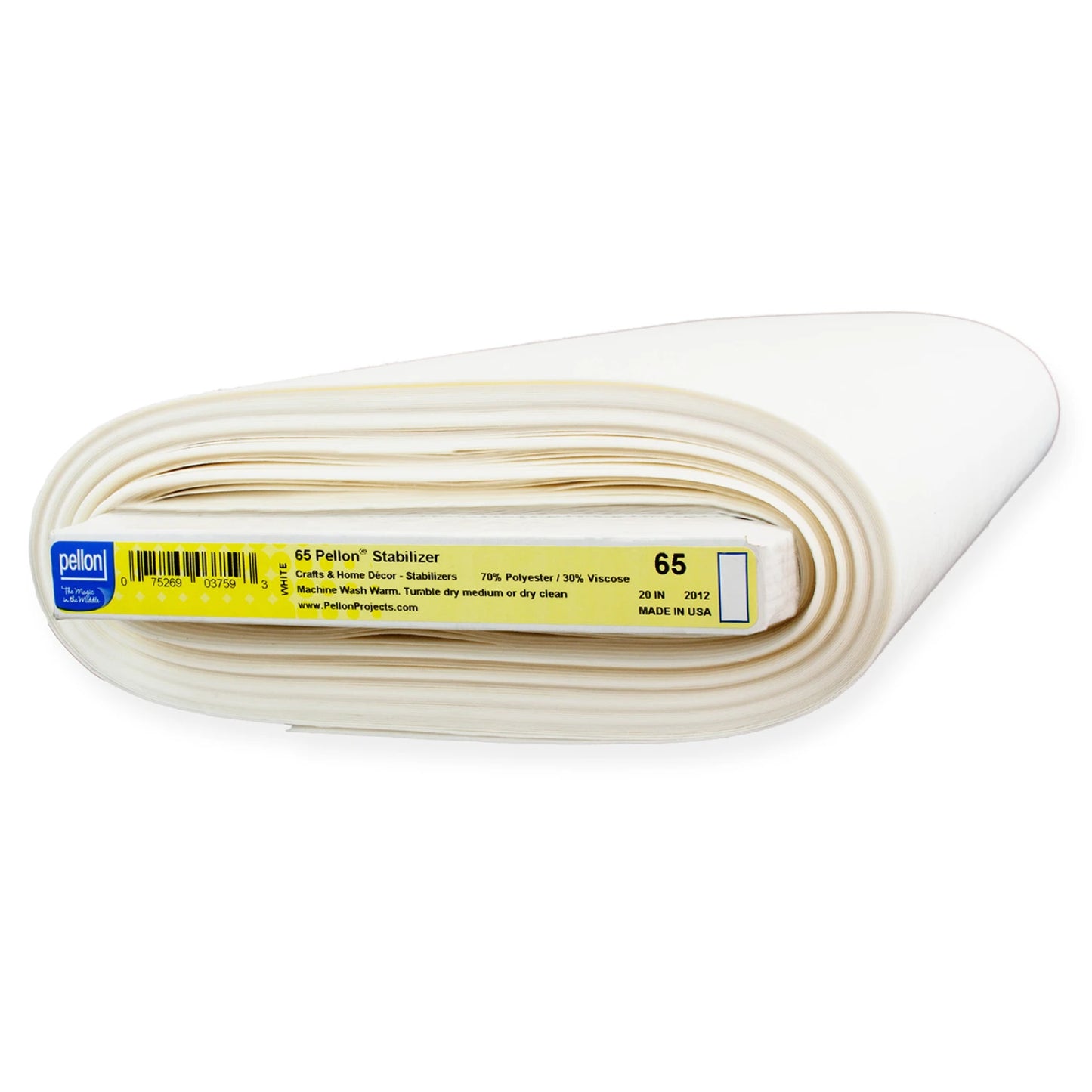 Pellon 65 - Sew-In Stabilizer - White