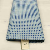 Cosmo Japanese Cotton Faux-Sashiko Embroidered in Blue