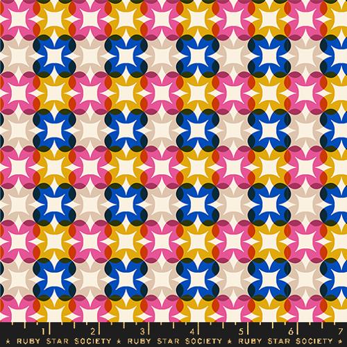 Woodland Park: Flower Plaid in Blue Ribbon