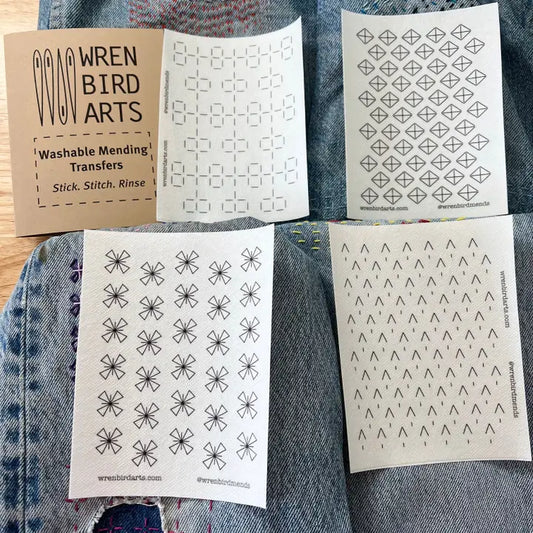 Craft Brown - Washable Mending Transfers