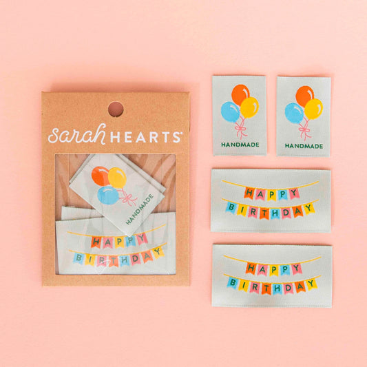 Sarah Hearts Labels: Birthday Multi-Pack