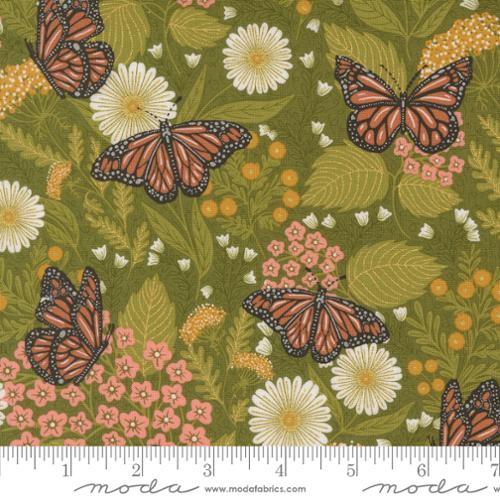 Bee Garden: Summer Butterfly in Ivy Metallic