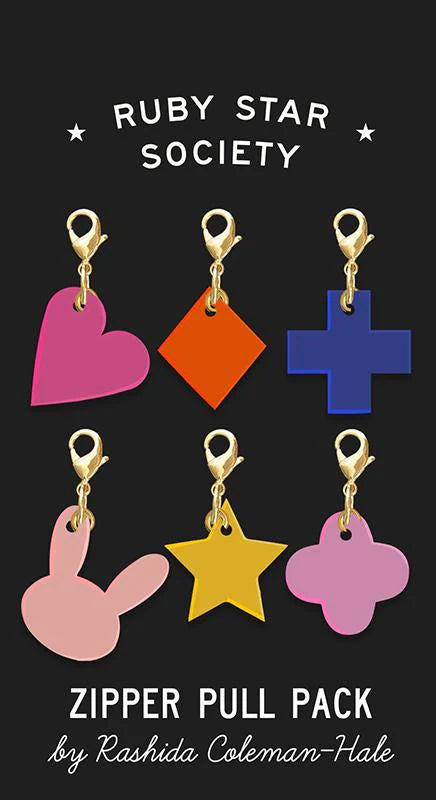 Ruby Star Zipper Pull Pack - Multiple Designs