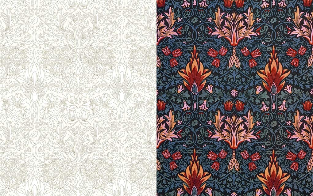 William Morris An Arts and Crafts Coloring Book