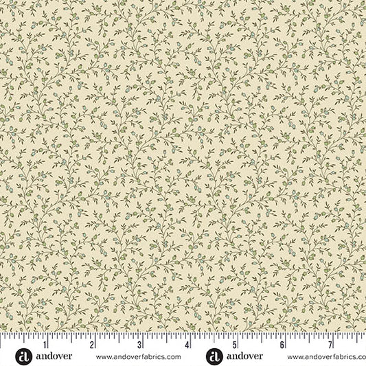 Laundry Line: Brambleberry in Cream Blue