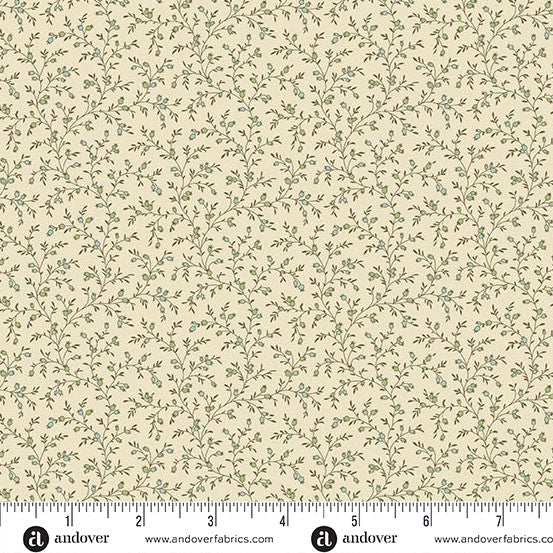 Laundry Line: Brambleberry in Cream Blue