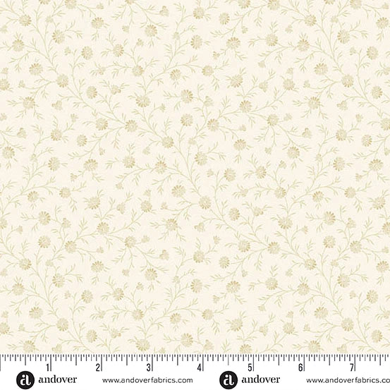 Snow Flurry by Laundry Basket Quilts Frost Latte