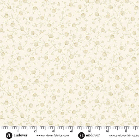 Snow Flurry by Laundry Basket Quilts Frost Latte
