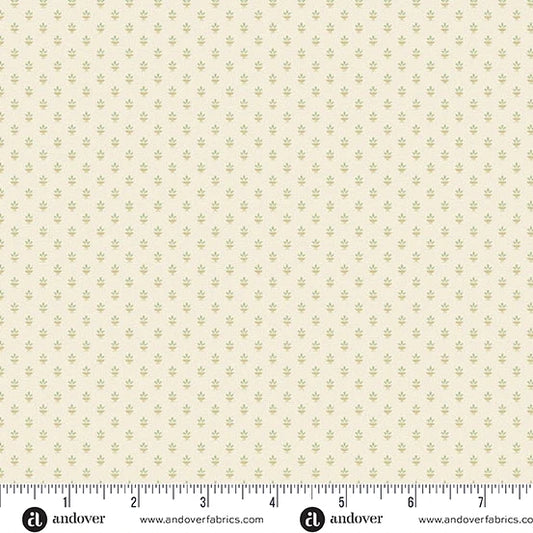 Snow Flurry by Laundry Basket Quilts Candlelight Sage