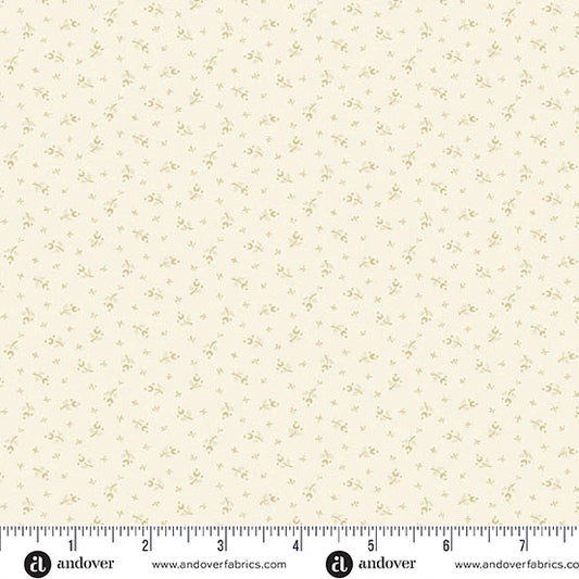 Snow Flurry by Laundry Basket Quilts Moonflower Cream