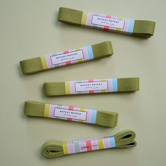 1 1/4" Webbing - Matchy Matchy Sewing Club, Multiple Colors